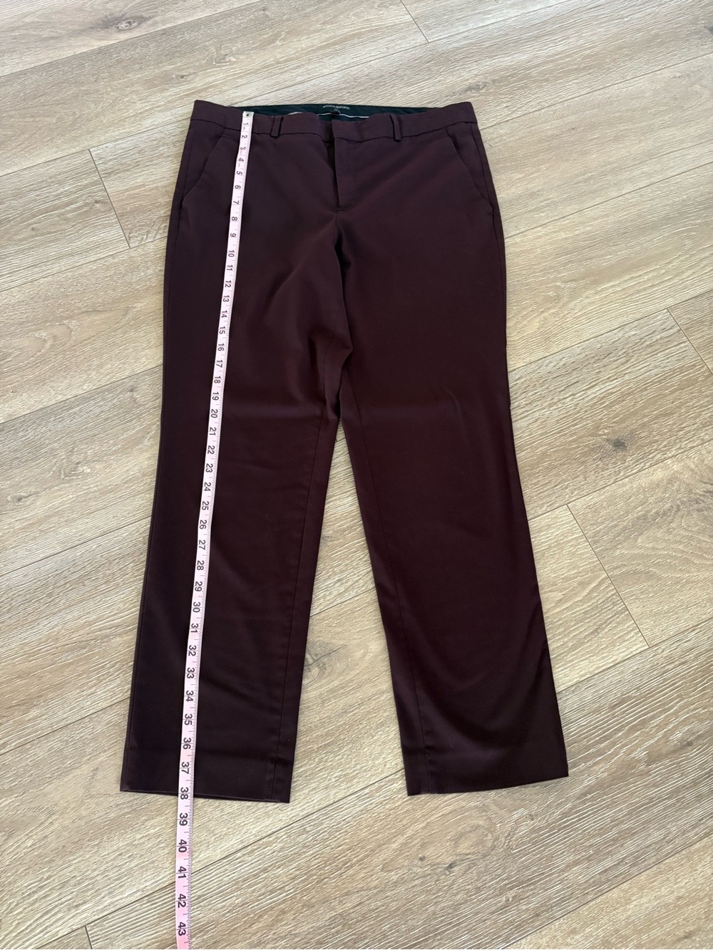 Banana Republic Women's Plum Straight-Leg Trousers - Picture 7 of 14